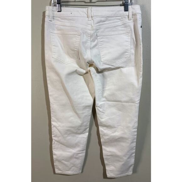 Talbots Flawless White Girlfriend Jeans Petite Size 8‎ - Picture 4 of 6